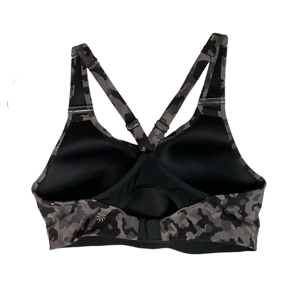 Athleta Advance Sports Bra Camo Print  Athletic Activewear Sz 36B - Picture 5 of 8